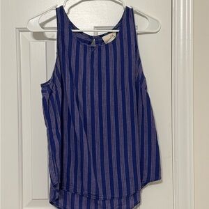 Universal Thread Blue Striped Tank Top